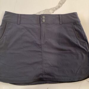 prAna Womens Skort Sz 10 Moonrock Stretch Pockets Athleisure Tennis